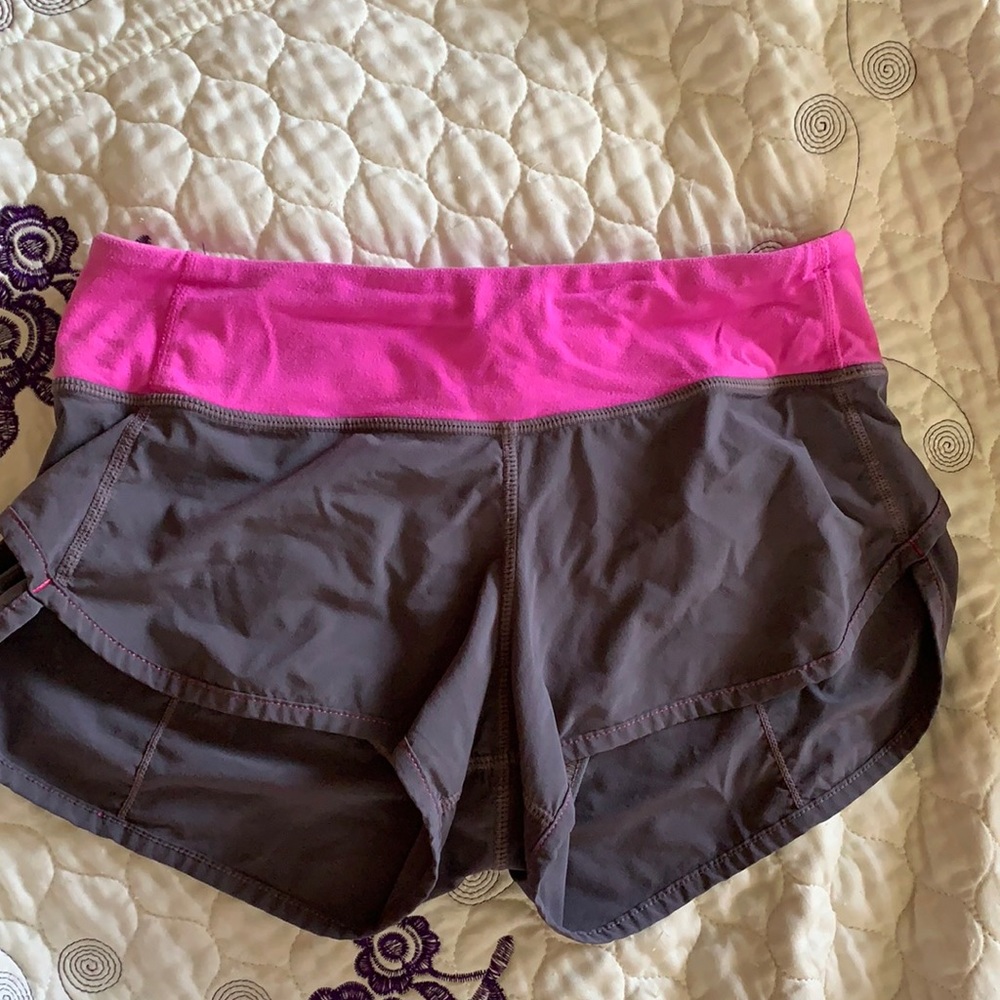 Size 2 Lululemon speed up shorts